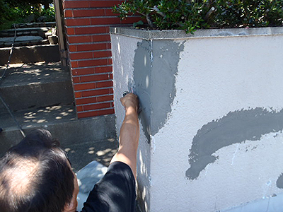 外構塀塗装15
